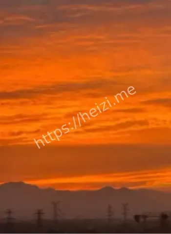 北京七夕晚霞